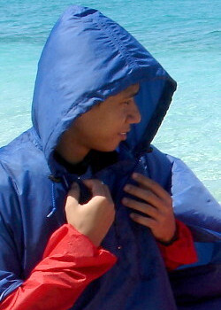 poncho hiking cape walk swim in pool